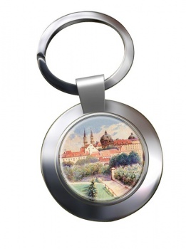 A Painting by Adolf Hitler Chrome Key Ring