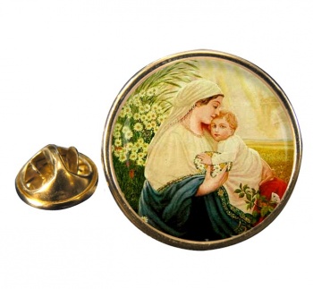 Mother Mary by Adolf Hitler Pin Badge
