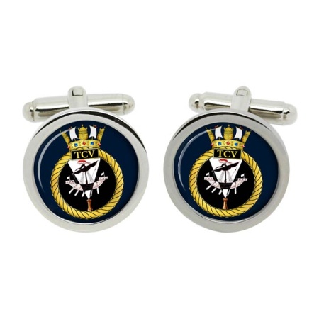 HM Tank Cleaning Vessels, Royal Navy Cufflinks in Box