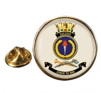 HMAS Success Round Pin Badge