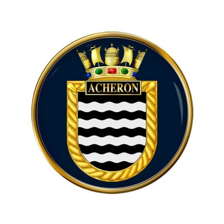 HMS Acheron, Royal Navy Pin Badge