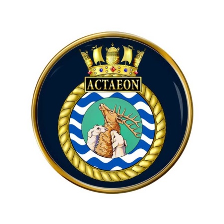 HMS Actaeon, Royal Navy Pin Badge