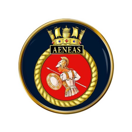 HMS Aeneas, Royal Navy Pin Badge