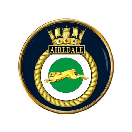 HMS Airedale, Royal Navy Pin Badge