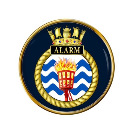 HMS Alarm, Royal Navy Pin Badge