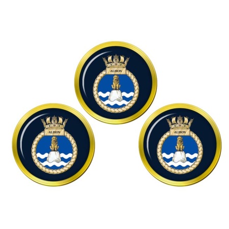 HMS Albion, Royal Navy Golf Ball Markers