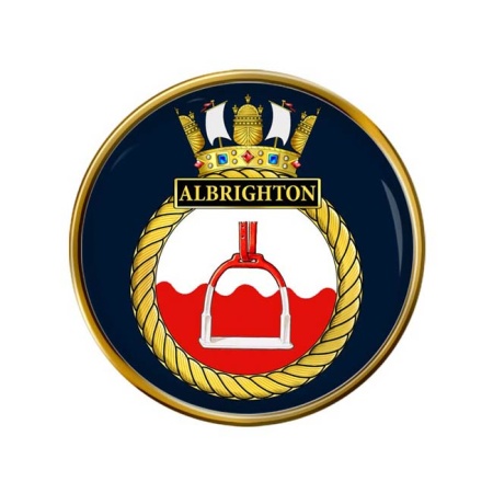 HMS Albrighton, Royal Navy Pin Badge
