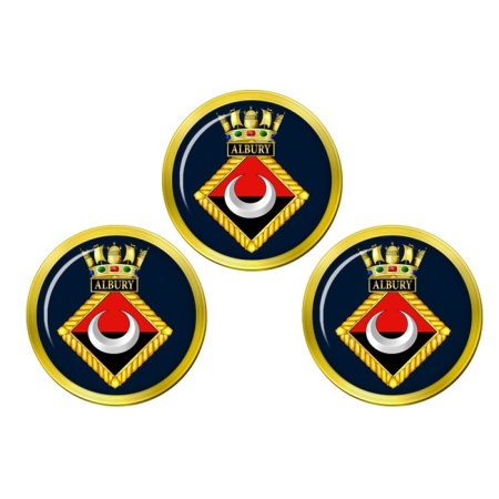 HMS Albury, Royal Navy Golf Ball Markers