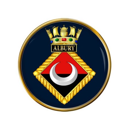 HMS Albury, Royal Navy Pin Badge