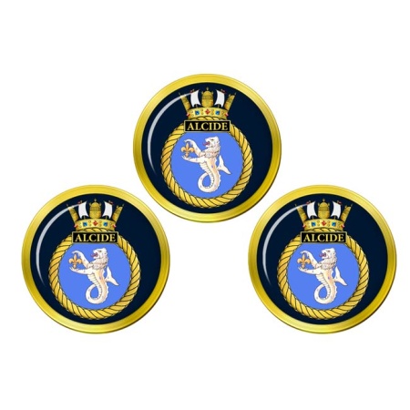 HMS Alcide, Royal Navy Golf Ball Markers