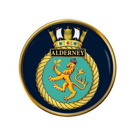 HMS Alderney, Royal Navy Pin Badge
