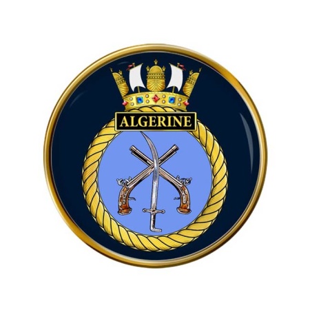 HMS Algerine, Royal Navy Pin Badge