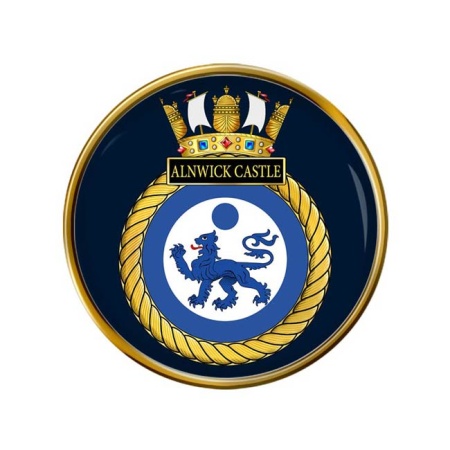 HMS Alnwick Castle, Royal Navy Pin Badge
