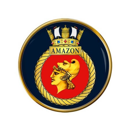 HMS Amazon, Royal Navy Pin Badge