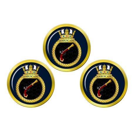 HMS Ambuscade, Royal Navy Golf Ball Markers