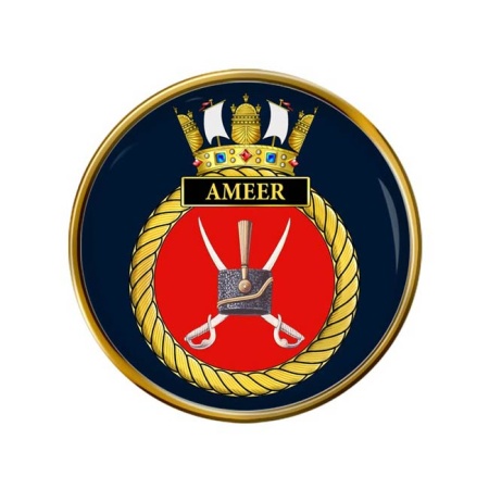 HMS Ameer, Royal Navy Pin Badge