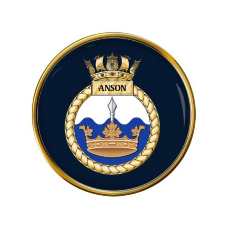 HMS Anson, Royal Navy Pin Badge