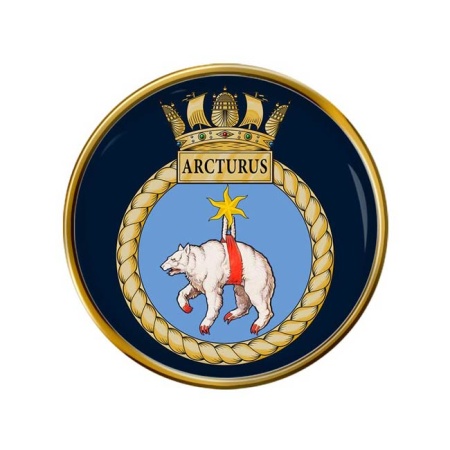 HMS Arcturus, Royal Navy Pin Badge