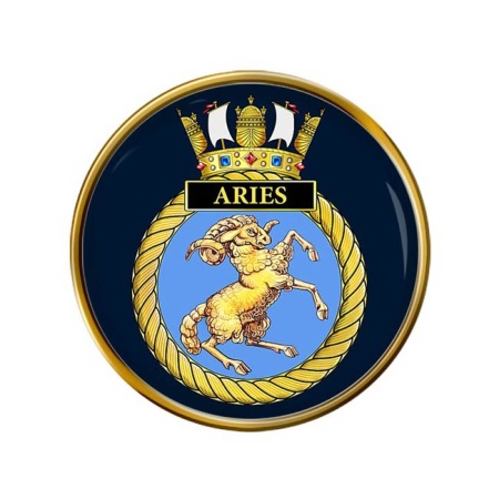 HMS Aries, Royal Navy Pin Badge