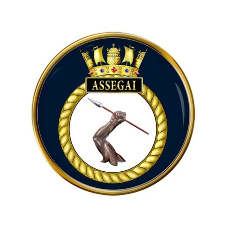 HMS Assegai, Royal Navy Pin Badge