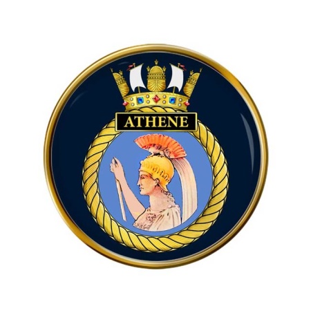 HMS Athene, Royal Navy Pin Badge