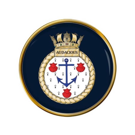 HMS Audacious, Royal Navy Pin Badge