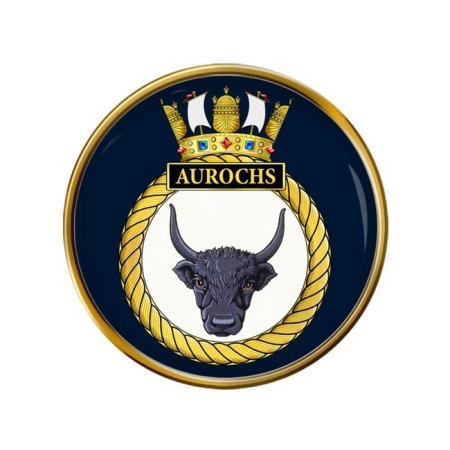 HMS Aurochs, Royal Navy Pin Badge