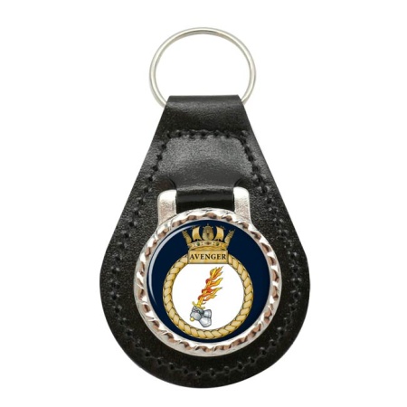 HMS Avenger, Royal Navy Leather Key Fob