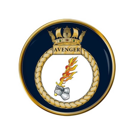 HMS Avenger, Royal Navy Pin Badge