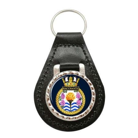 HMS Bacchante, Royal Navy Leather Key Fob