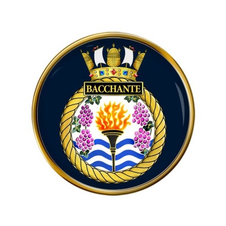 HMS Bacchante, Royal Navy Pin Badge