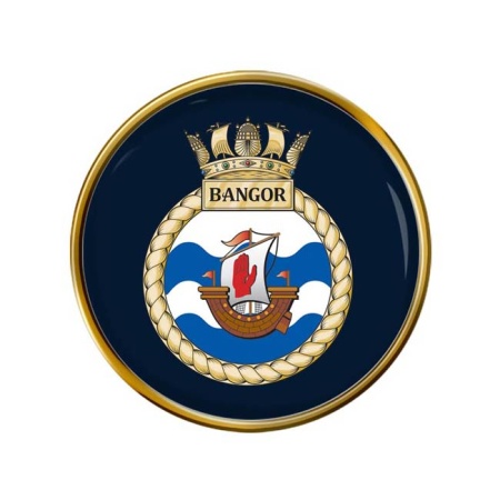 HMS Bangor, Royal Navy Pin Badge