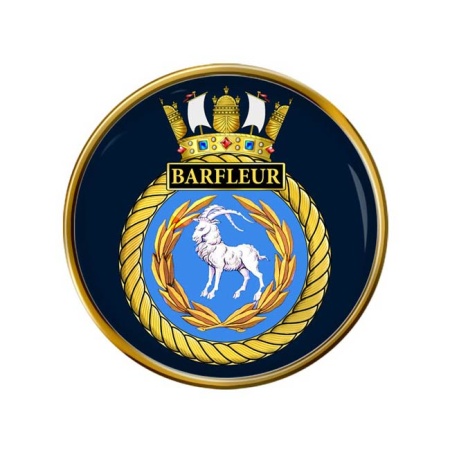 HMS Barfleur, Royal Navy Pin Badge