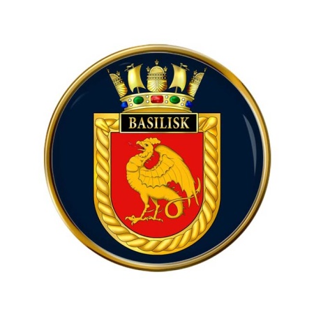 HMS Basilisk, Royal Navy Pin Badge