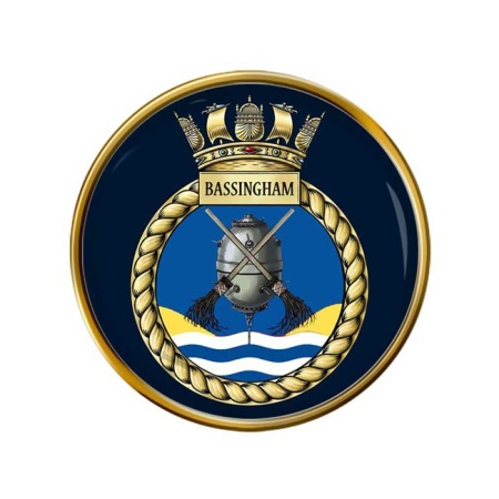 HMS Bassingham, Royal Navy Pin Badge