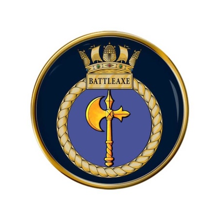 HMS Battleaxe, Royal Navy Pin Badge