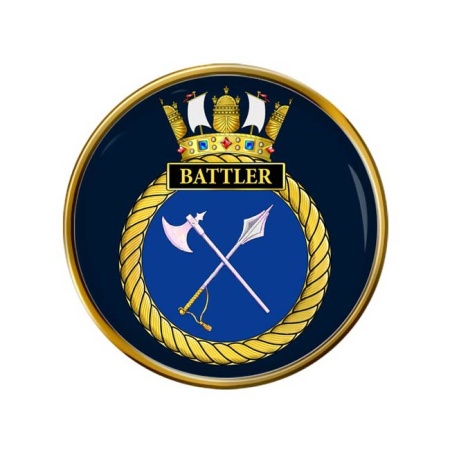 HMS Battler, Royal Navy Pin Badge