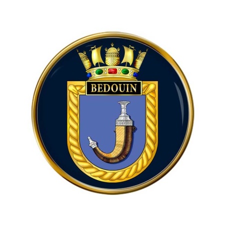 HMS Bedouin, Royal Navy Pin Badge