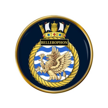 HMS Bellerophon, Royal Navy Pin Badge