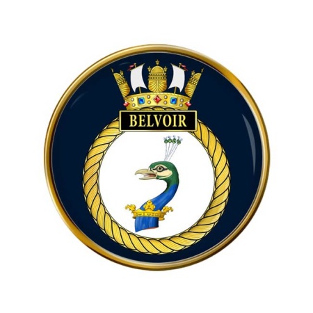 HMS Belvoir, Royal Navy Pin Badge