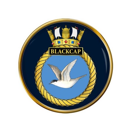HMS Blackcap, Royal Navy Pin Badge