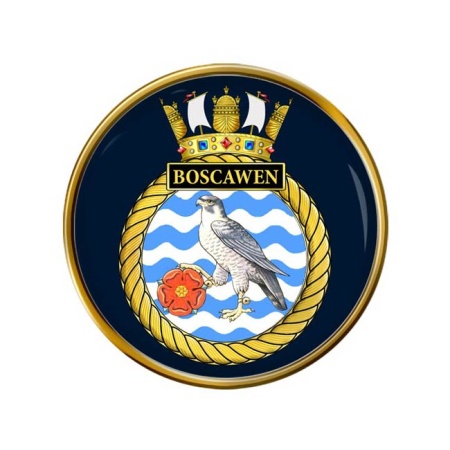 HMS Boscawen, Royal Navy Pin Badge