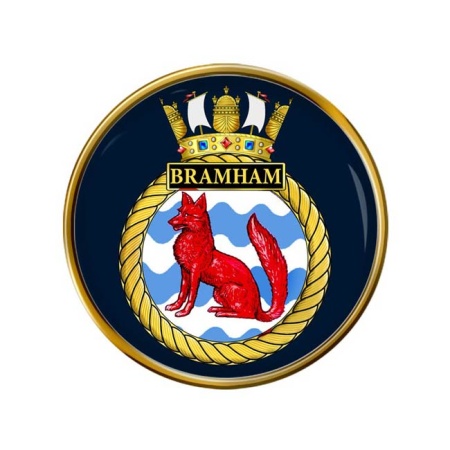 HMS Bramham, Royal Navy Pin Badge