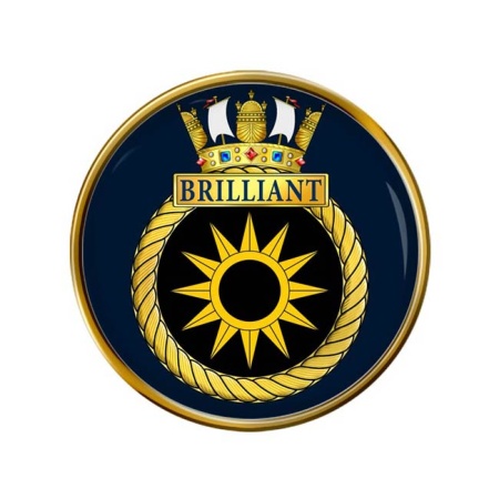 HMS Brilliant, Royal Navy Pin Badge