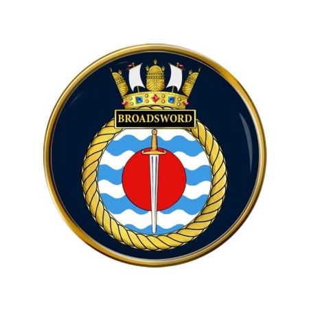 HMS Broadsword, Royal Navy Pin Badge