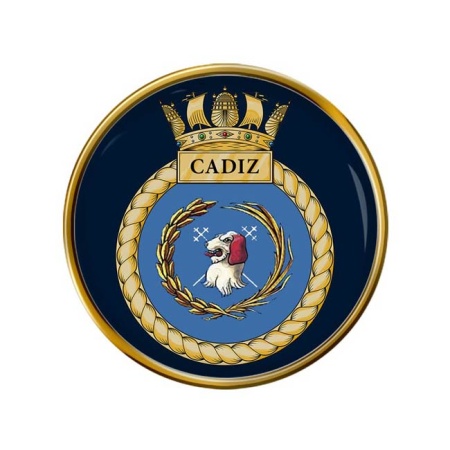 HMS Cadiz, Royal Navy Pin Badge