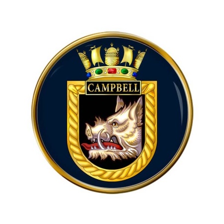 HMS Campbell, Royal Navy Pin Badge