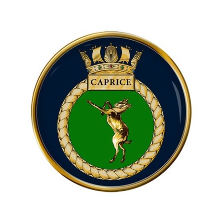 HMS Caprice, Royal Navy Pin Badge