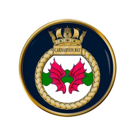 HMS Carnarvon Bay, Royal Navy Pin Badge