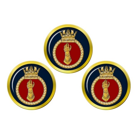 HMS Champion, Royal Navy Golf Ball Markers